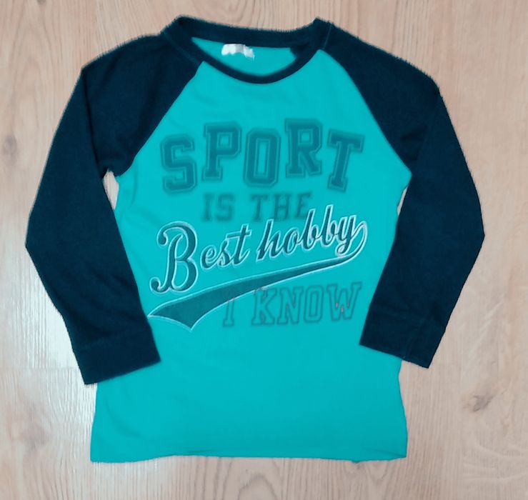 Bluzki r.116 z fajnym nadrukiem dla chłopca