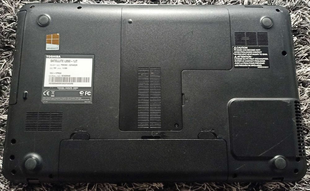 Toshiba L850 - i7 - SSD- win11