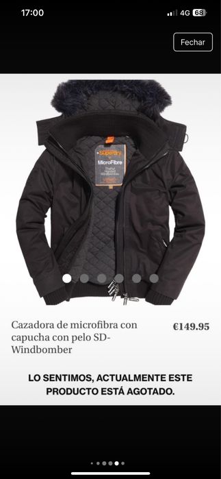 Casaco SUPERFLY - oportunidade