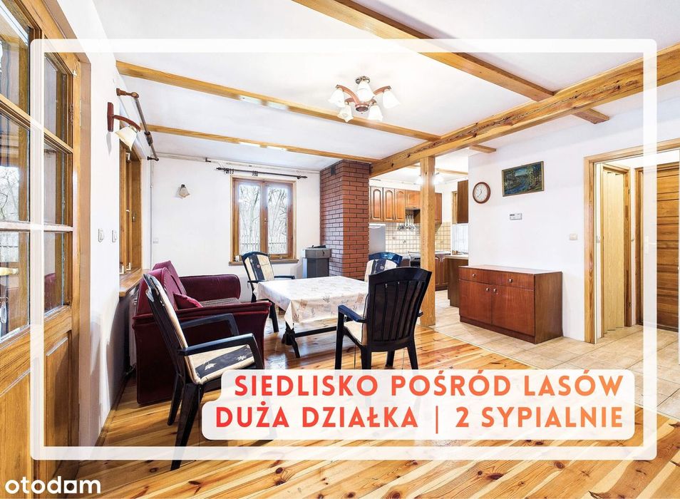 Drewniany, całoroczny dom z klimatem – cisza, las i prywatność