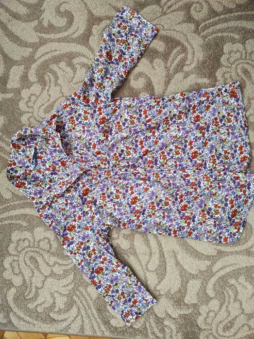 Fioletowa koszula w kwiatki isle