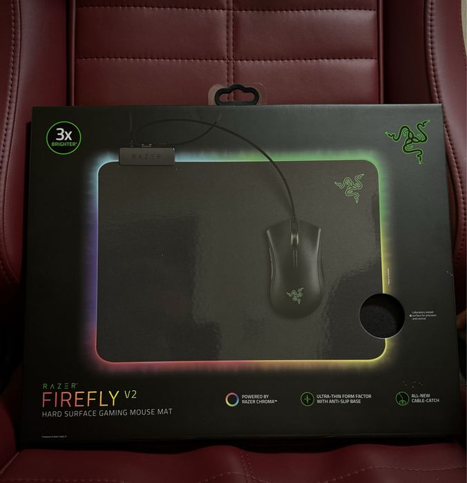 Килимок геймерський  RAZER Firefly v2 з підсвіткою