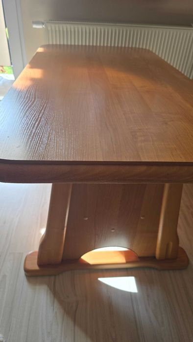 Ława stolik drewniany rozkladany +gratis 2 fotele
