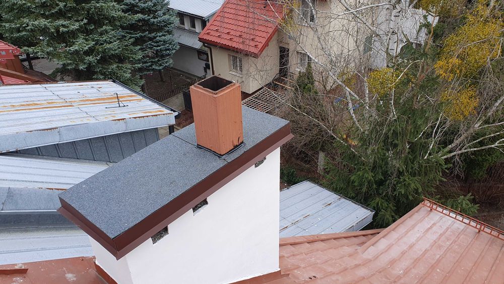 Remonty kominów, naprawa czap kominowych, tynkowanie kominów