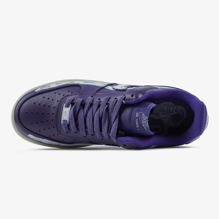 Мужские кроссовки Nike Air Force 1 Low Skeleton Purple. Размеры 40-45