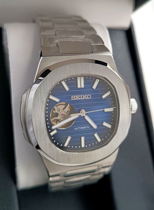 Годинник часы MOD Seiko Nautilus з механізмом NH38A