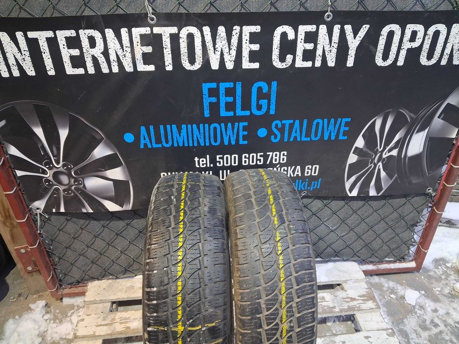 2x używane opony zimowe 215/65 R16C Sebring Gwarancja Montaż Duży wybó