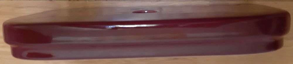 Кришка до бачка унітаза Монако VIP, бордового(темно червоного) кольору