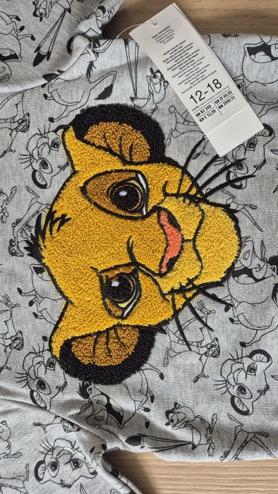 Bluza z kapturem dla chłopca, Król Lew, Simba_F&F_rozm. 86_NOWA