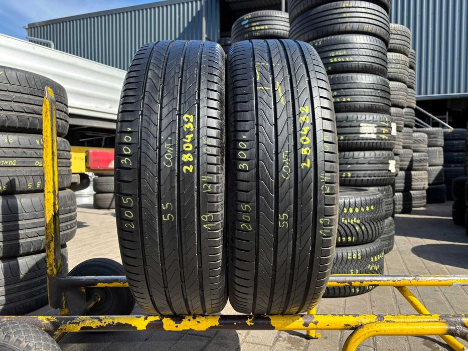 2X OPONY LETNIE 205/55R19 97V Continental UltraContact XL EV RANT OCHRONNY 7.1MM 2024R SPRAWDZONE! #280432