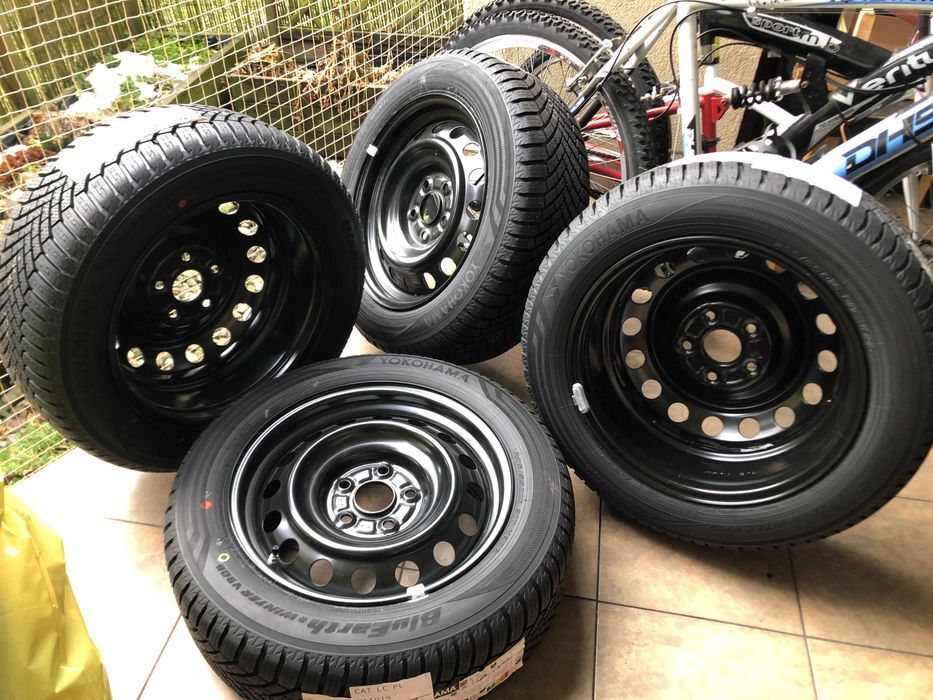 Opon zimowych 205/55/16 91T BlueEarth + TPMS + felgi  R16 - NOWE