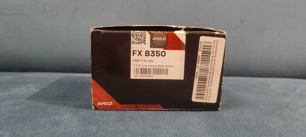 Pudełko po procesorze AMD FX 8350 + oryginalny cooler