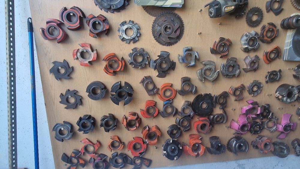 Freses para tupias áreas de carpintarias