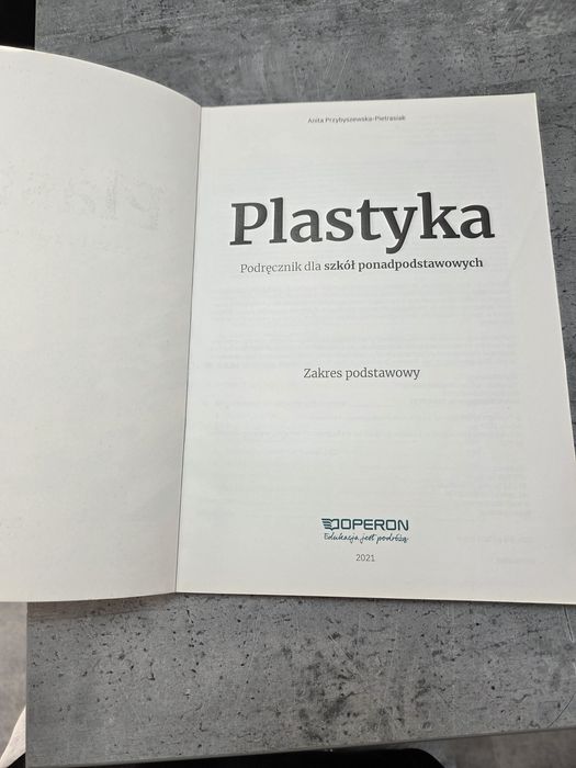 Plastyka podręcznik dla szkół ponadpodstawowych