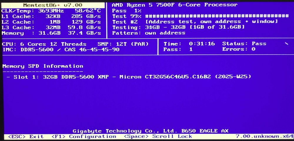 Nova 32GB DDR5 Memória Ram | Crucial