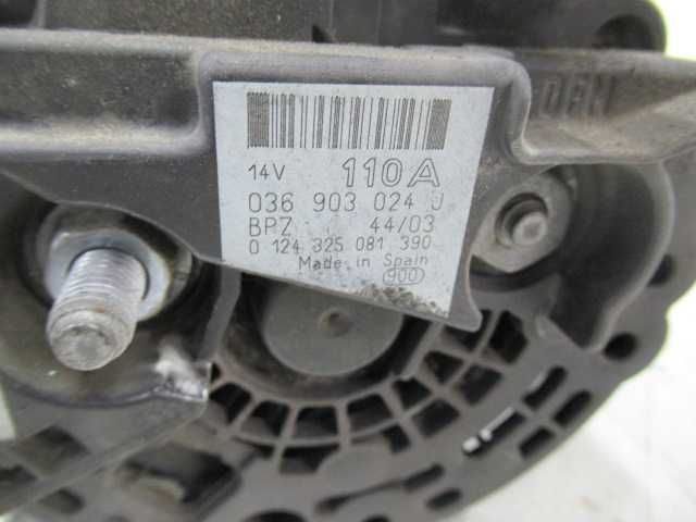 , GOLF V 5 alternator