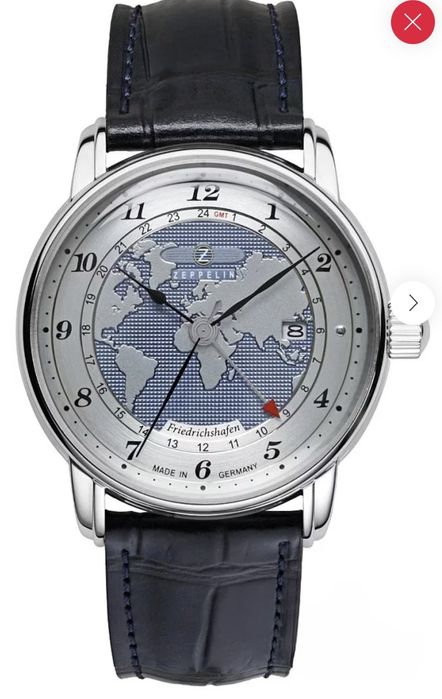 Zegarek Zeppelin Friedrichshafen Automatic GMT - męski