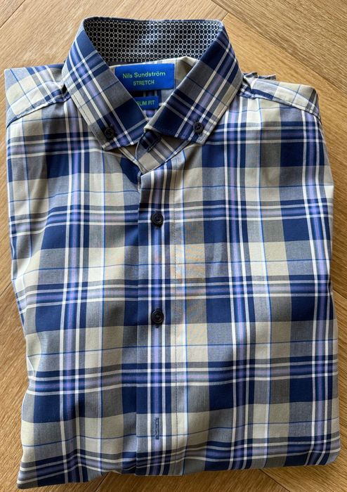 Koszula slim fit Nils Sundstrom M 39/40 kratka