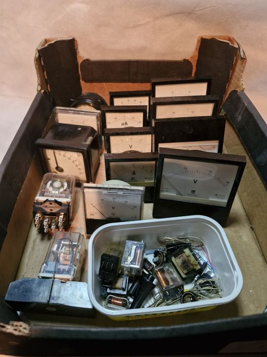 Mierniki Tablicowe Amperomierze PRL