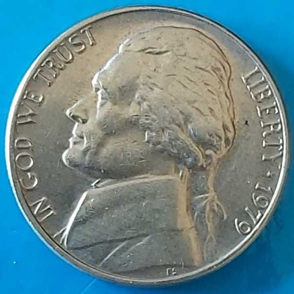 Five Cent de 1979  USA, Thomas Jefferson
