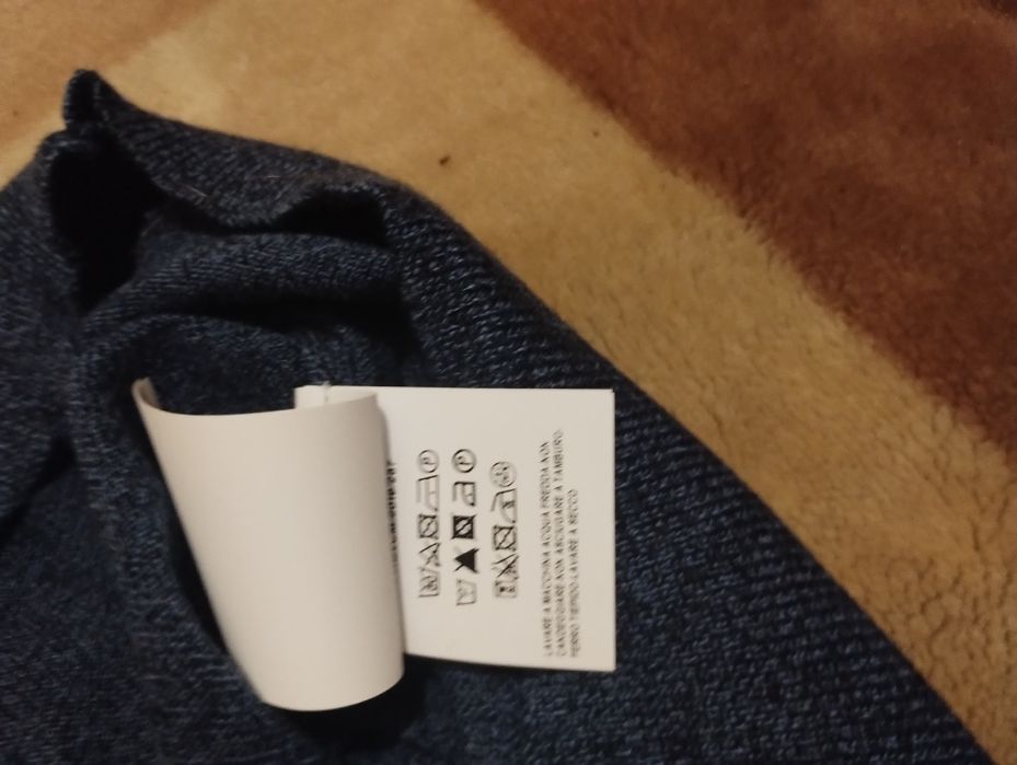 Фірмовий чоловічий светр Versace , темно-синій, оригінал, XXL