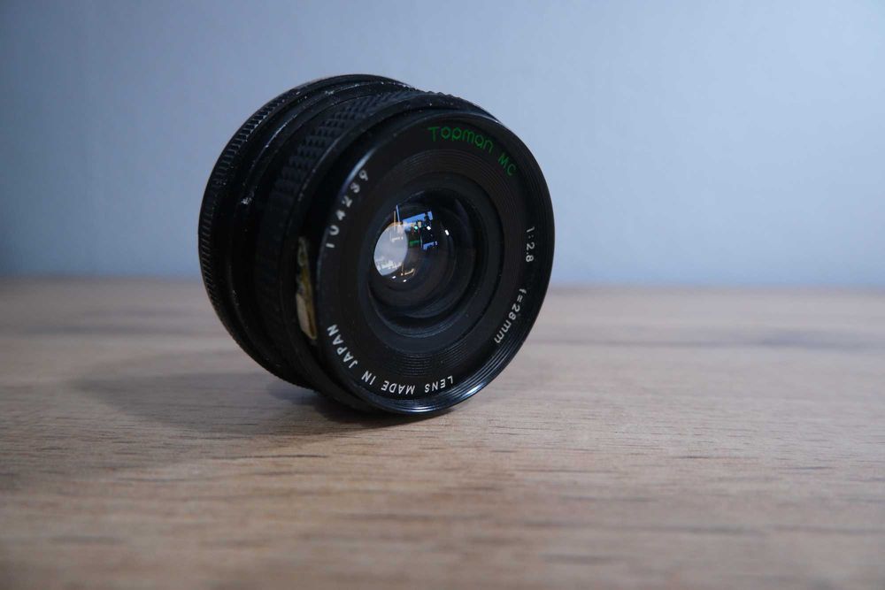 Obiektyw Topman MC 28mm f/2.8, japońskiej produkcji Gliwice Sikornik