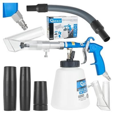 Pistolet do prania tapicerki adaptery na odkurzacz