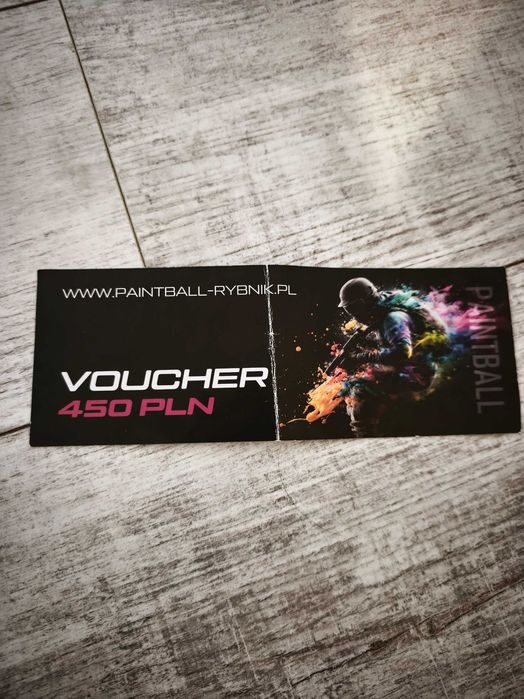 Voucher na paintball