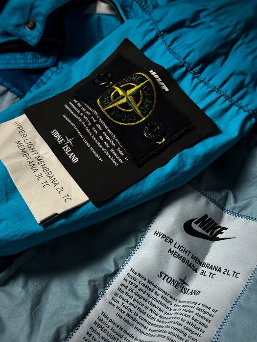 stone island x nike hyperlight membrana windrunner jacket оригинал