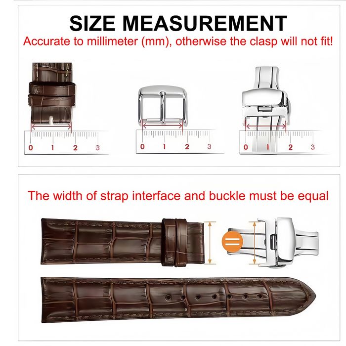 Застежка бабочка для наручных часов. Застібка метелик, ремешок.
