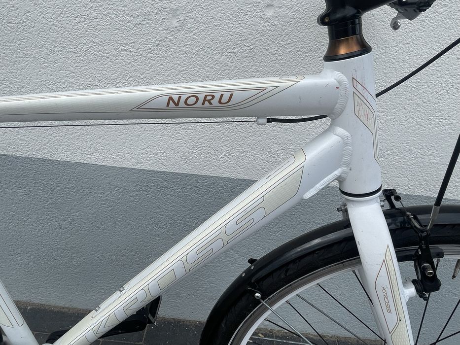 Kross Noru błotniki i zapięcie Kryptonite dzwonek L 21