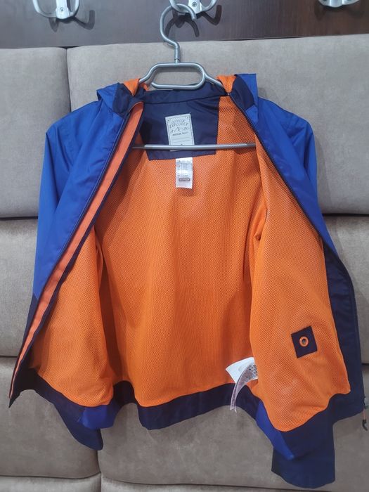 Kurtka chłopięca niebiesko-granatowa Quechua rozmiar 143-152