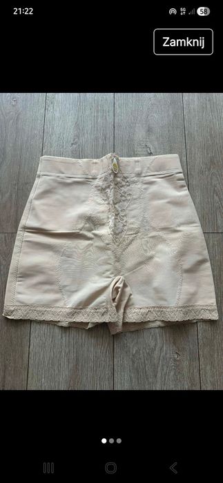 Majtki vintage panty girdle nylonowe