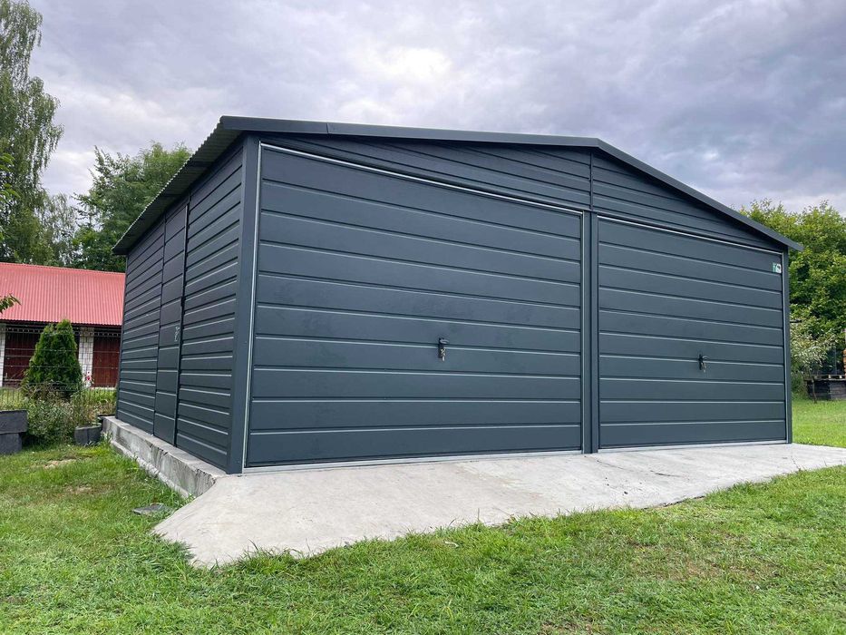 Garaż blaszany, WIATA. WZMOCNIONY PROFILAMI. Producent. Cała Polska