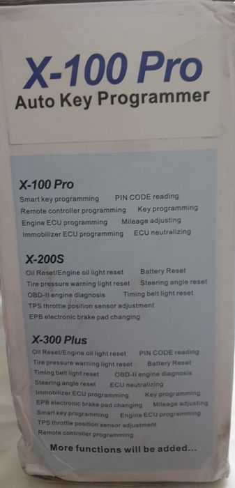 Xtool x100 pro programador ecu, chaves, imobilizadores