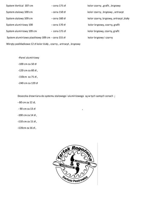 System prowadzący żaluzji- stalowy tzw.Schutters