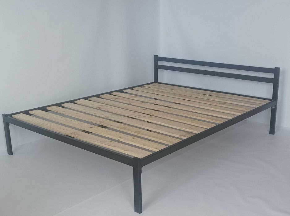 Ліжко 160х200см лофт колір металеве з міцними ламелями .Кровать .Loft