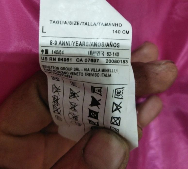 Casaco Benetton  cor