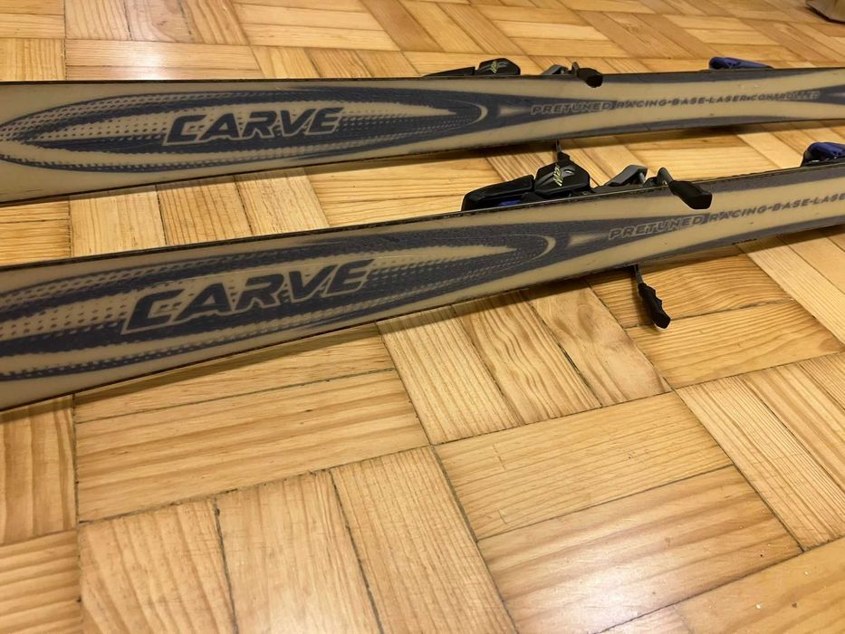 Skis Head 160 CARVE + Bastões +Saco de transporte