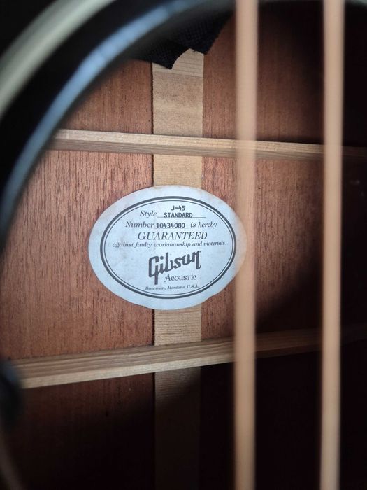 Gitara akustyczna Gibson j-45 Standard 2014 nie martin taylor