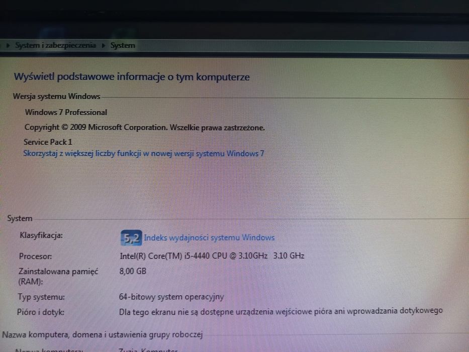 Jednostka centralna Dell inspiron i5-4440/8GB