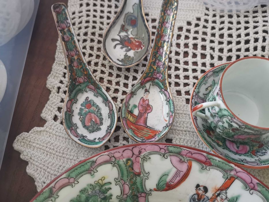 Chávena e pires chineses