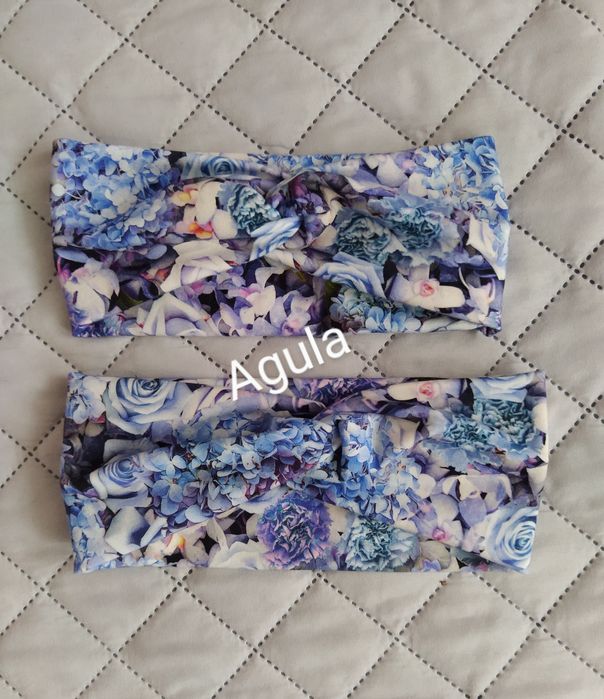 Nowa szeroka, przeplatana opaska