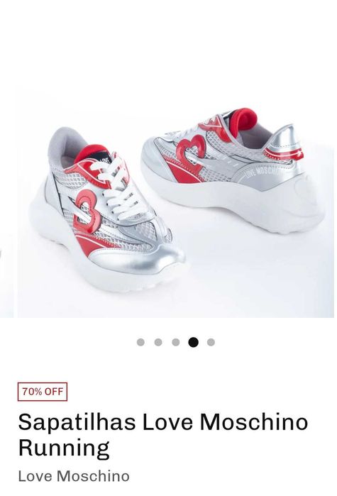 Sapatilhas mochino running novas 80€ original caixa