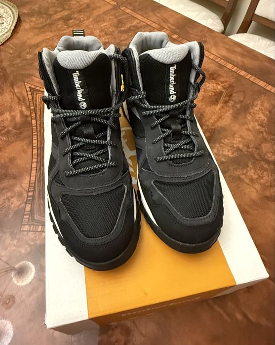 Ботинки для мальчика Timberland Lincoln Peak MID LC Waterprof HK JET BLACK оригинал