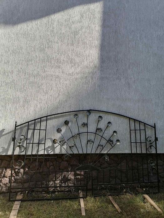 Ворота з елементами ковки