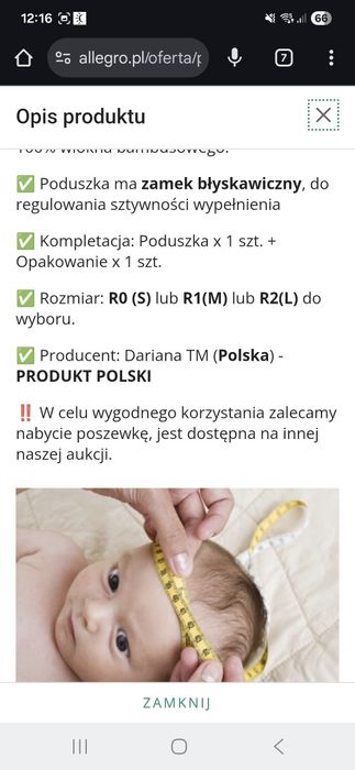 Poduszka ortopedyczna