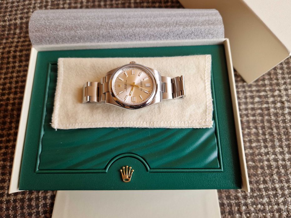 Rolex Oyster Perpetual 41mm NEW 2023r Silver stan 10/10.