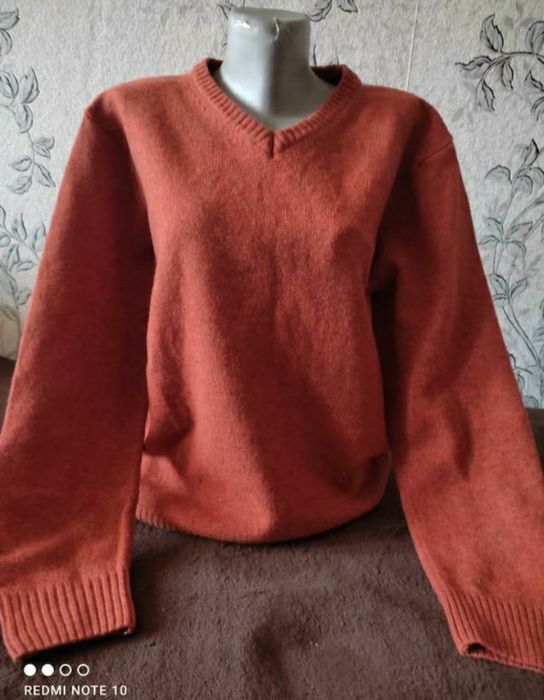 Пуловер 100% вовна,унісекс