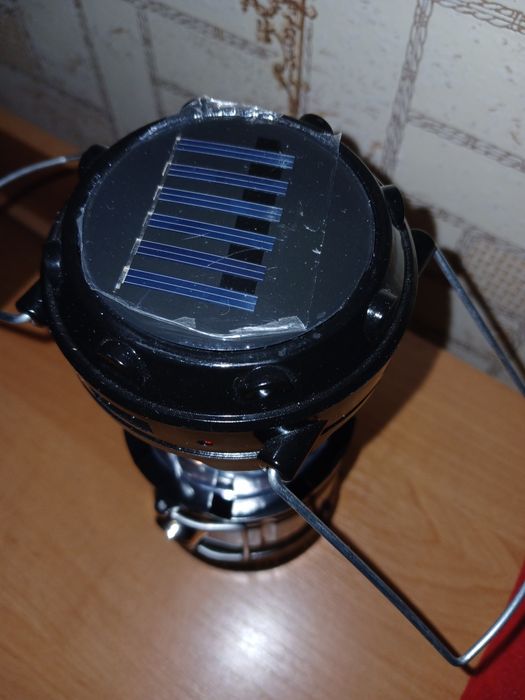 Led Фонарь с солнечной подзарядкой XF5800T аккумулятор